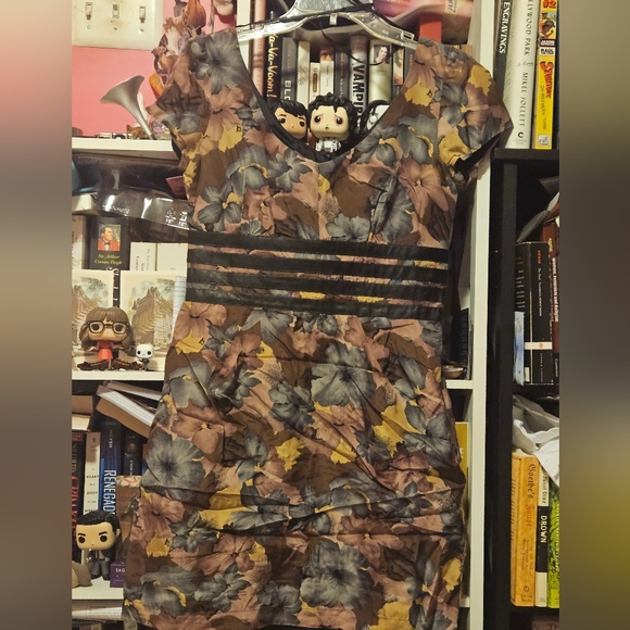 Burlapp brand silk dress from Modcloth. - Picture 1 of 3